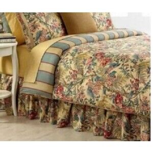 3 Pc Lauren RALPH LAUREN TANGIER Queen COMFORTER W/ 2 Pillow Shams Set EUC